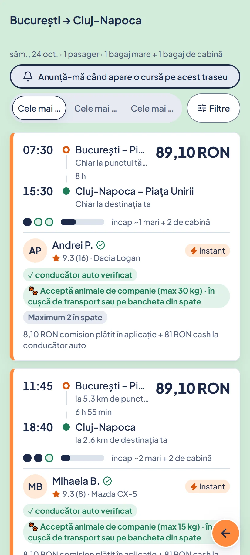 Rezultatele căutării
